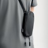 Sacoche pour smartphone durable et personnalisée VALLEY WALLET Matières : PET recyclé Couleurs : noir goodies publicitaire événe
