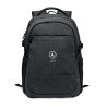 Sacoche Éco-responsable Personnalisable RPET 600D pour Ordinateur HANA Matières : PET recyclé Couleurs : noir cadeau entreprise 