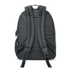 Sac à dos ordinateur  RPET 300D - VALLEY BACKPACK Matières : PET recyclé Couleurs : noir 2