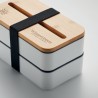 Lunchbox Éco-responsable en PP Recyclé Personnalisée WINT Matières : polypropylène (PP) Couleurs : blanc impression haute défini