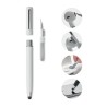 Set de nettoyage stylo stylet pratique personnalisé CLEANPEN Matières : ABS Couleurs : blanc