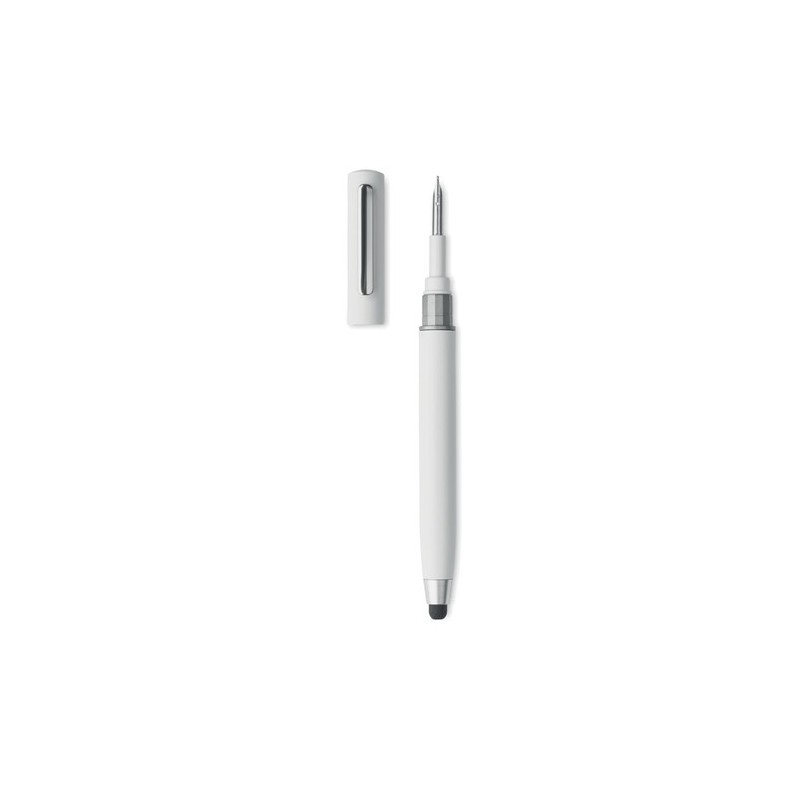 Set de nettoyage stylo stylet pratique personnalisé CLEANPEN Matières : ABS Couleurs : blanc impression haute définition