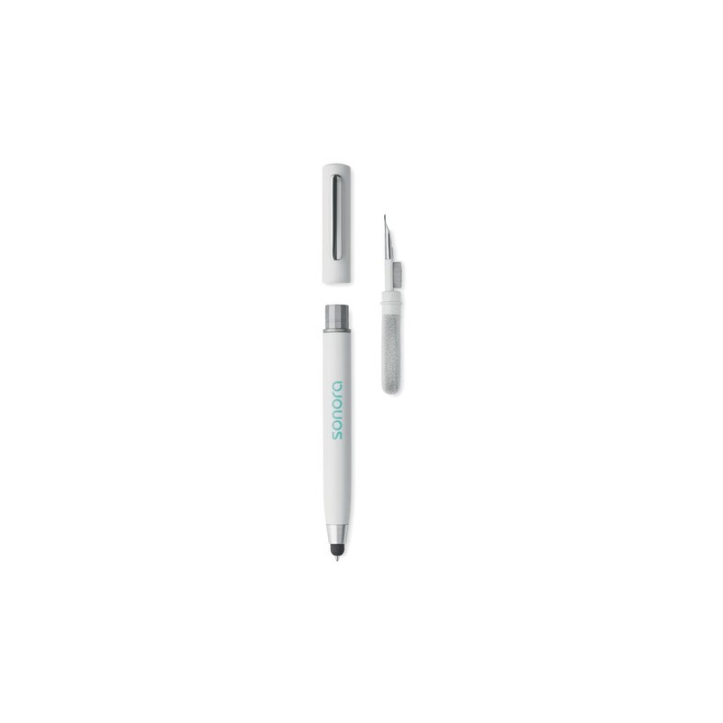 Set de nettoyage stylo stylet pratique personnalisé CLEANPEN Matières : ABS Couleurs : blanc livraison express 24h 48h