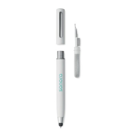 Set de nettoyage stylo stylet pratique personnalisé CLEANPEN Matières : ABS Couleurs : blanc livraison express 24h 48h