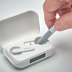 Set de nettoyage stylo stylet pratique personnalisé CLEANPEN Matières : ABS Couleurs : noir objet promotionnel éco-responsable