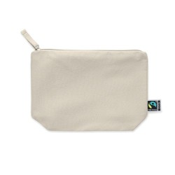 Trousse Éco-responsable Personnalisée Commerce Équitable OSOLE COS Matières : coton Couleurs : beige cadeau entreprise pas cher