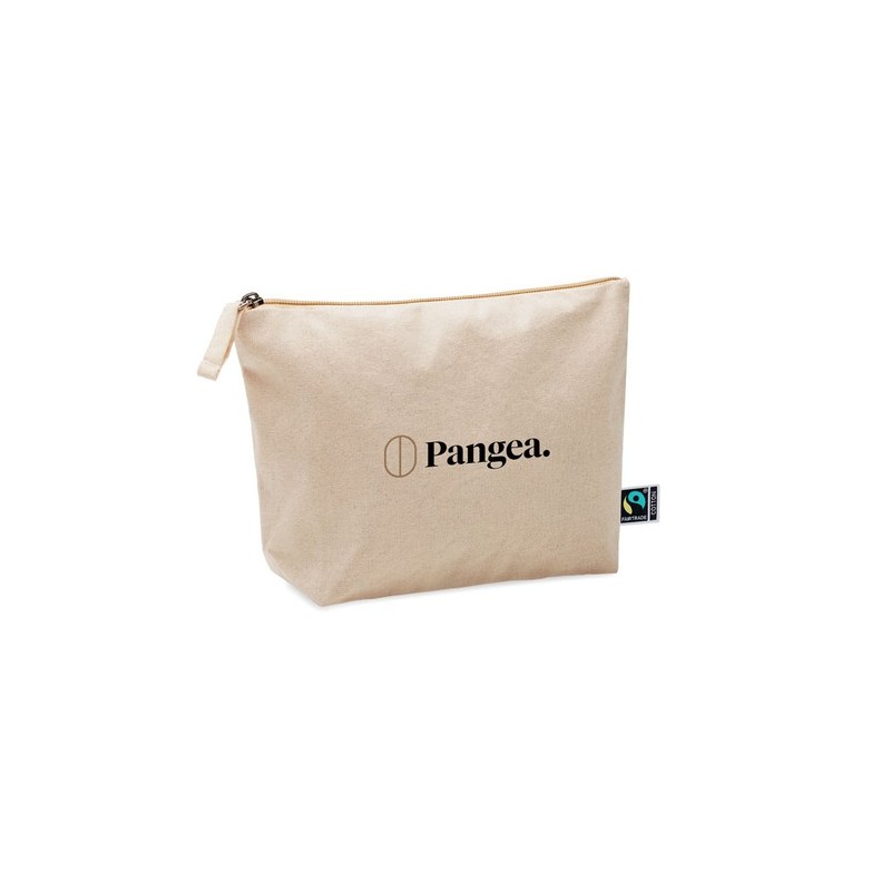 Trousse Éco-responsable Personnalisée Commerce Équitable OSOLE COS Matières : coton Couleurs : beige goodies publicitaire événem