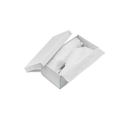 Baskets Personnalisées en PU Confortables et Élégantes Taille 45 Blancos Matières : PU Couleurs : blanc goodies publicitaire évé