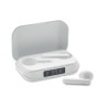 Écouteurs TWS Recyclés Personnalisés en ABS - Quaver Matières : ABS Couleurs : blanc