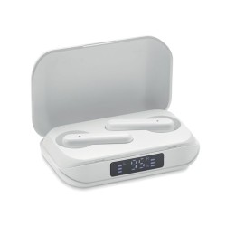 Écouteurs TWS Recyclés Personnalisés en ABS - Quaver Matières : ABS Couleurs : blanc 2