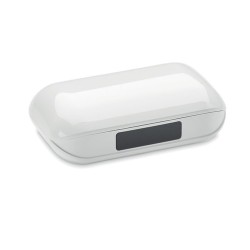 Écouteurs TWS Recyclés Personnalisés en ABS - Quaver Matières : ABS Couleurs : blanc cadeau entreprise pas cher
