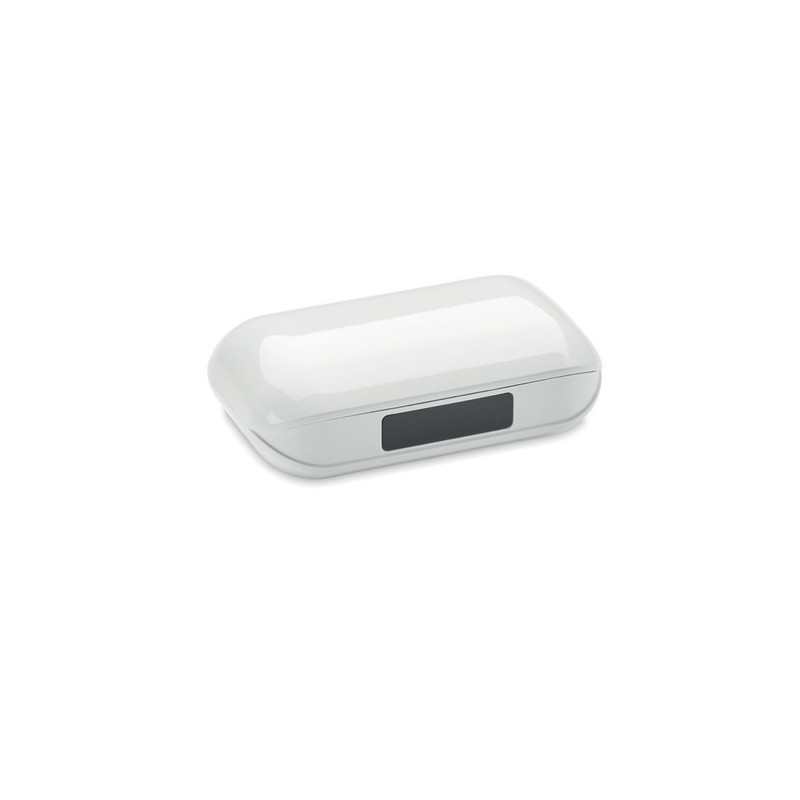 Écouteurs TWS Recyclés Personnalisés en ABS - Quaver Matières : ABS Couleurs : blanc cadeau entreprise pas cher