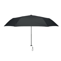 Parapluie pliant ultra léger personnalisé MINIBRELLA Matières : PET Couleurs : noir