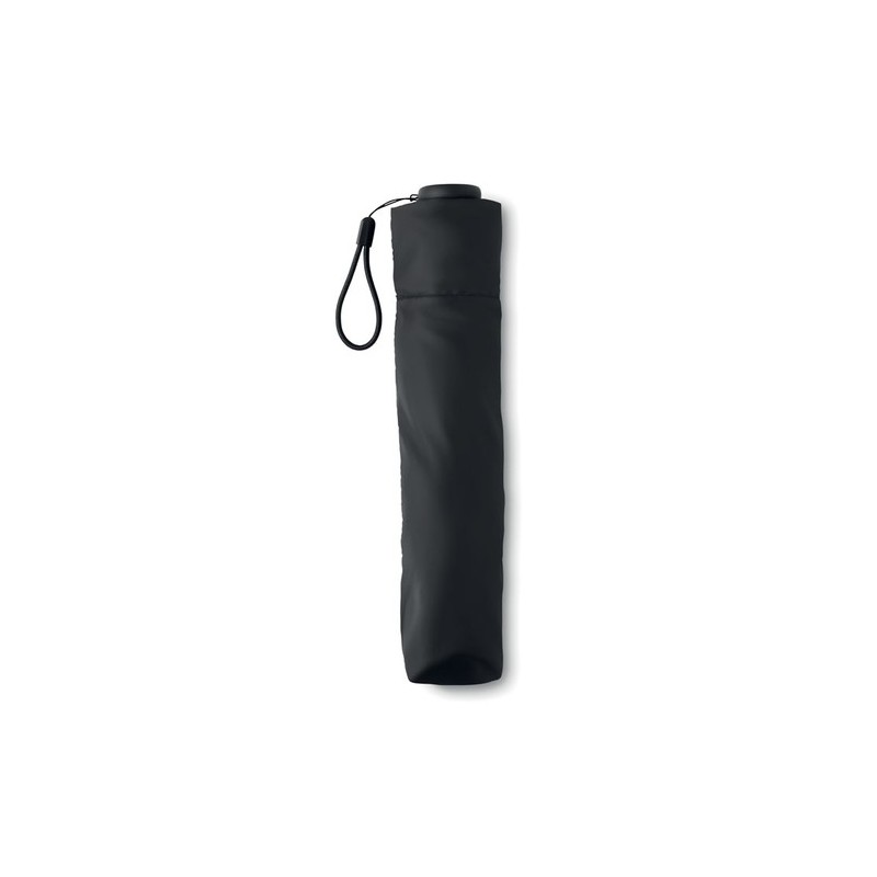 Parapluie pliant ultra léger personnalisé MINIBRELLA Matières : PET Couleurs : noir cadeau entreprise pas cher