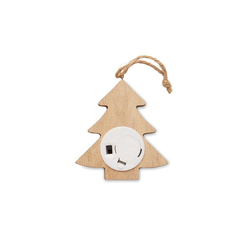 Sapin en Bois LULIE avec Lumières LED
