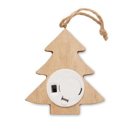 Sapin en Bois LULIE avec Lumières LED