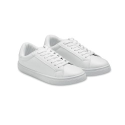 Baskets Personnalisées en PU Taille 38 BLANCOS pour le Quotidien Matières : PU Couleurs : blanc