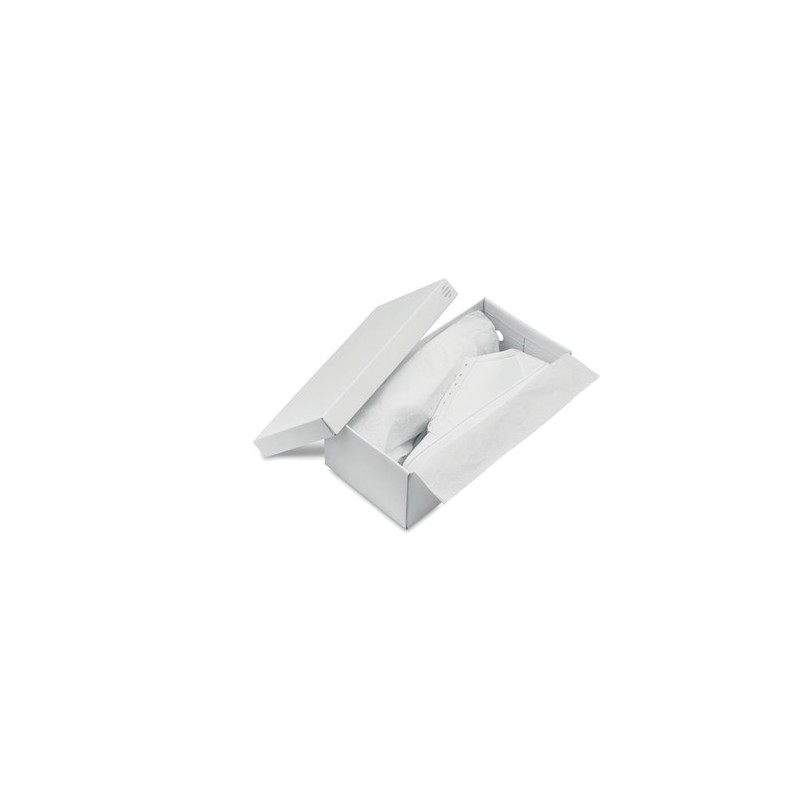 Baskets Personnalisées en PU Taille 38 BLANCOS pour le Quotidien Matières : PU Couleurs : blanc goodies publicitaire événementie