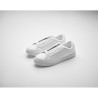 Baskets Personnalisées en PU Taille 38 BLANCOS pour le Quotidien Matières : PU Couleurs : blanc marquage laser ultra précis