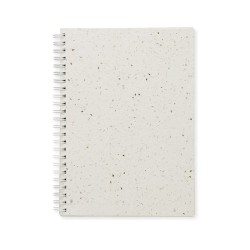 Carnet A5 Éco-responsable en Papier Semence Personnalisé - SEED RING Matières : papier Couleurs : blanc cadeau entreprise pas ch