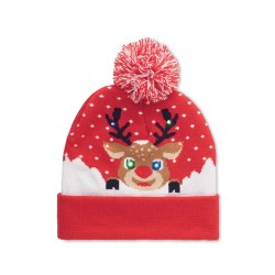 Bonnet Tricoté de Noël Personnalisable avec LED SHIMAS LIGHT