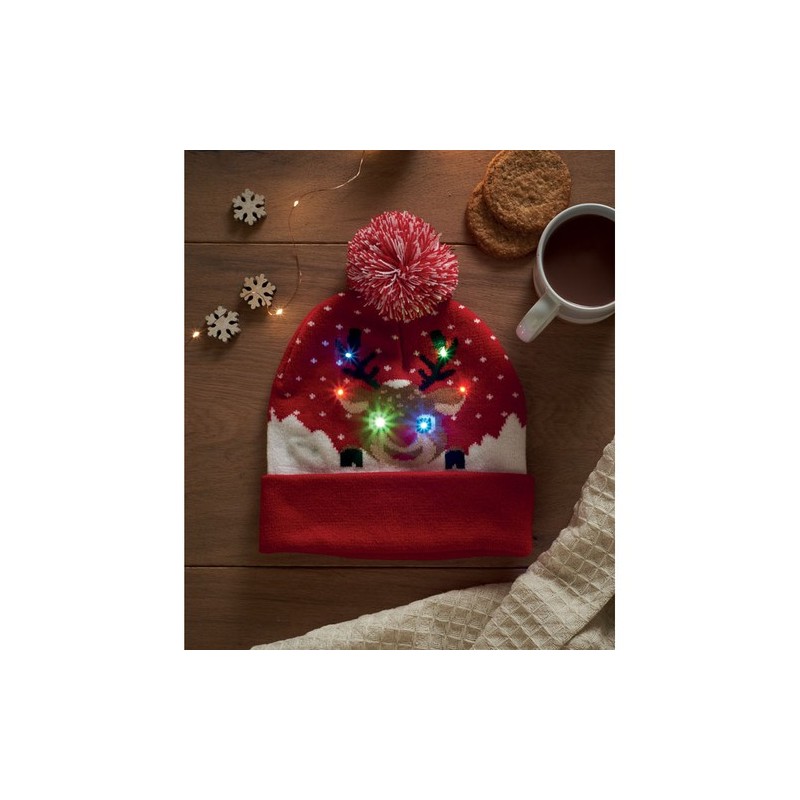 Bonnet de Noël LED Tricoté SHIMAS LIGHT