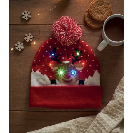 Bonnet de Noël LED Tricoté SHIMAS LIGHT