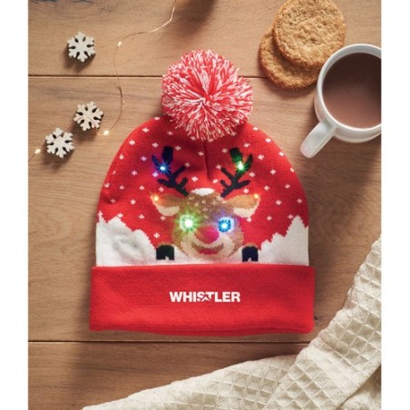 Bonnet de Noël LED Tricoté SHIMAS LIGHT