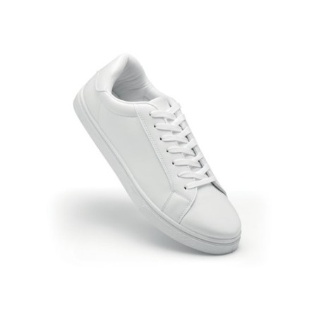 Baskets Personnalisées en PU Confortables et Stylées Taille 43 - BLANCOS Matières : PU Couleurs : blanc personnalisable avec vot