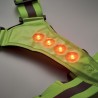 Bretelles de sécurité LED personnalisées pour chantiers ROUNDVISIBLE Matières : PET Couleurs : vert fluo livraison express 24h 4