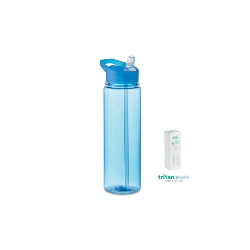 Bouteille Éco-responsable en Tritan Renew™ 650 ml - BAY Matières : tritan Couleurs : bleu transparent