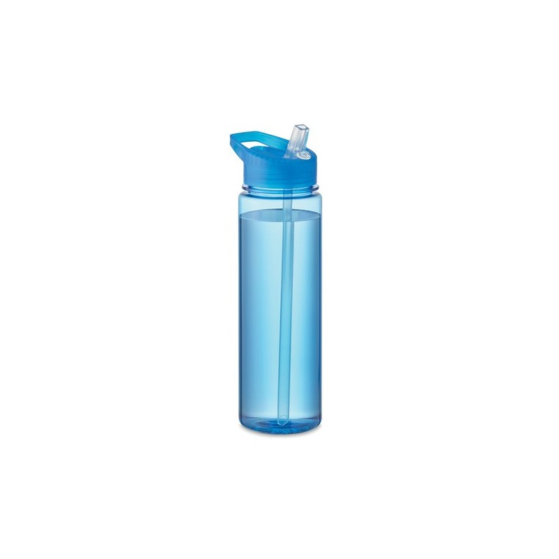 Bouteille Éco-responsable en Tritan Renew™ 650 ml - BAY Matières : tritan Couleurs : bleu transparent impression haute définitio