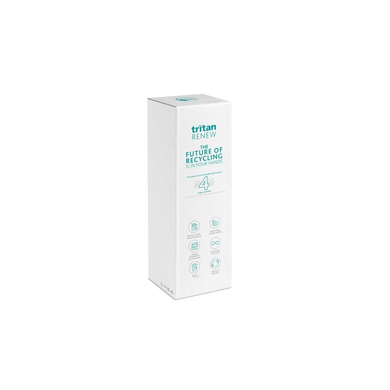 Bouteille Éco-responsable en Tritan Renew™ 650 ml - BAY Matières : tritan Couleurs : bleu transparent accessoire événementiel un