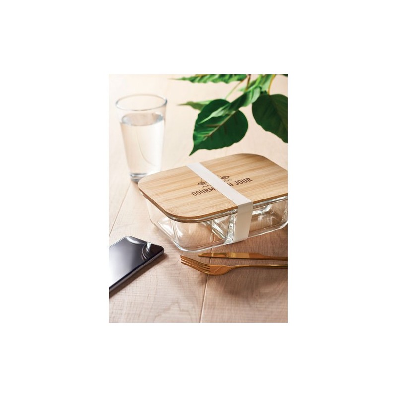 Lunchbox en verre et bambou TUNDRA 3