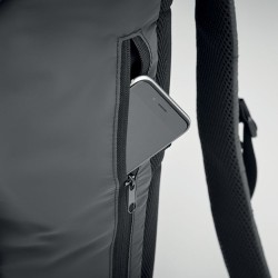 Sac à dos  en polyester 190T pour le business EIGER Matières : PET Couleurs : noir cadeau entreprise pas cher