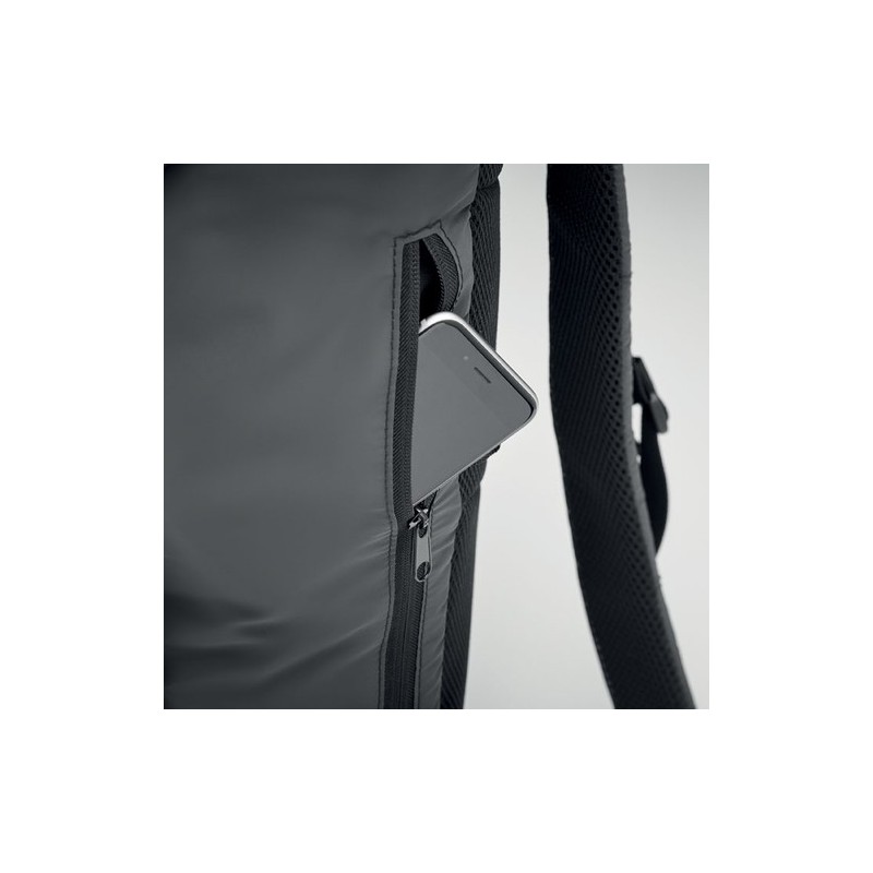 Sac à dos  en polyester 190T pour le business EIGER Matières : PET Couleurs : noir cadeau entreprise pas cher