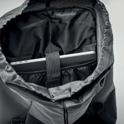 Sac à dos  en polyester 190T pour le business EIGER Matières : PET Couleurs : noir impression haute définition