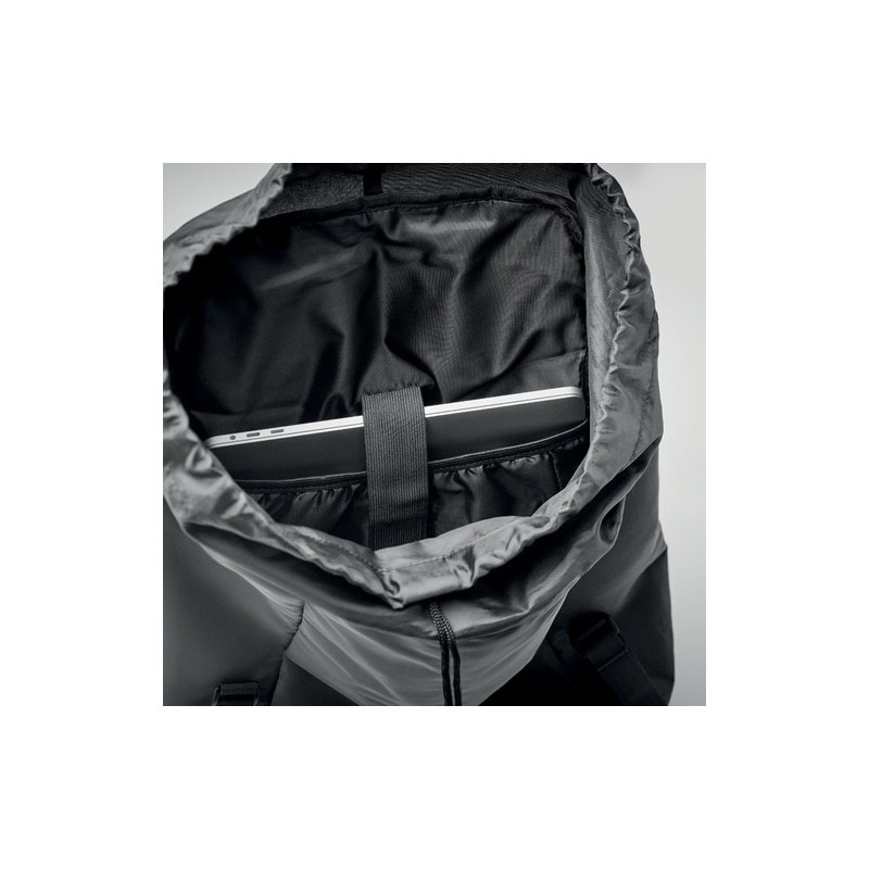 Sac à dos  en polyester 190T pour le business EIGER Matières : PET Couleurs : noir impression haute définition