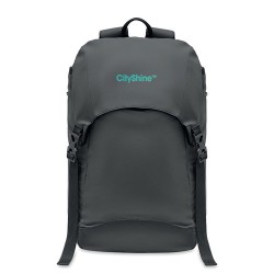 Sac à dos  en polyester 190T pour le business EIGER Matières : PET Couleurs : noir marquage laser ultra précis