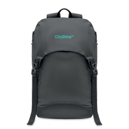 Sac à dos  en polyester 190T pour le business EIGER Matières : PET Couleurs : noir marquage laser ultra précis