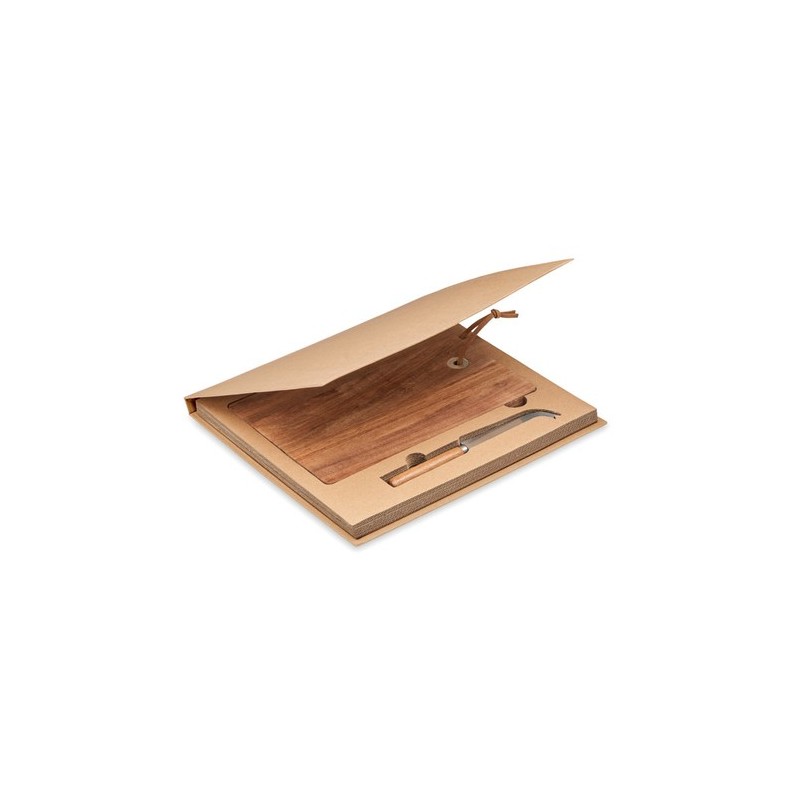 Plateau à fromage large en acacia personnalisé - OSTUR Matières : papier Couleurs : bois impression haute définition