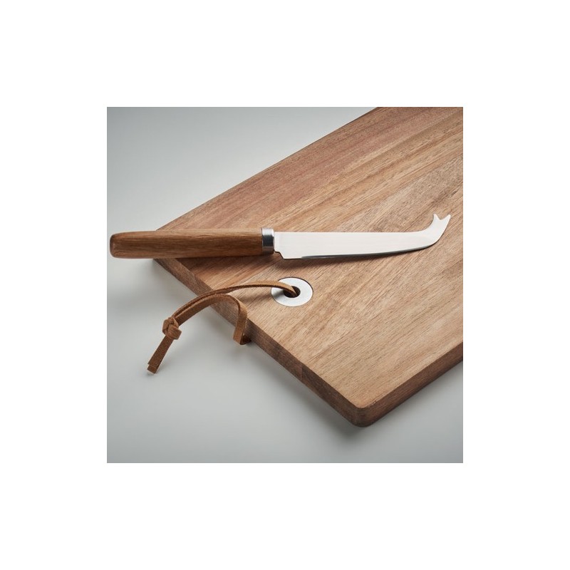 Plateau à fromage large en acacia personnalisé - OSTUR Matières : papier Couleurs : bois livraison express 24h 48h