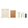 Set de dessin personnalisé pour enfants - FUNDRAW Matières : coton Couleurs : beige personnalisable avec votre logo