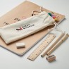 Set de dessin personnalisé pour enfants - FUNDRAW Matières : coton Couleurs : beige cadeau entreprise pas cher