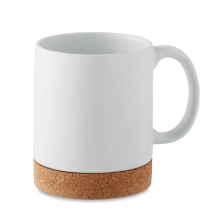 Mug en céramique  personnalisé 280 ml | KAROO Matières : grès Couleurs : blanc