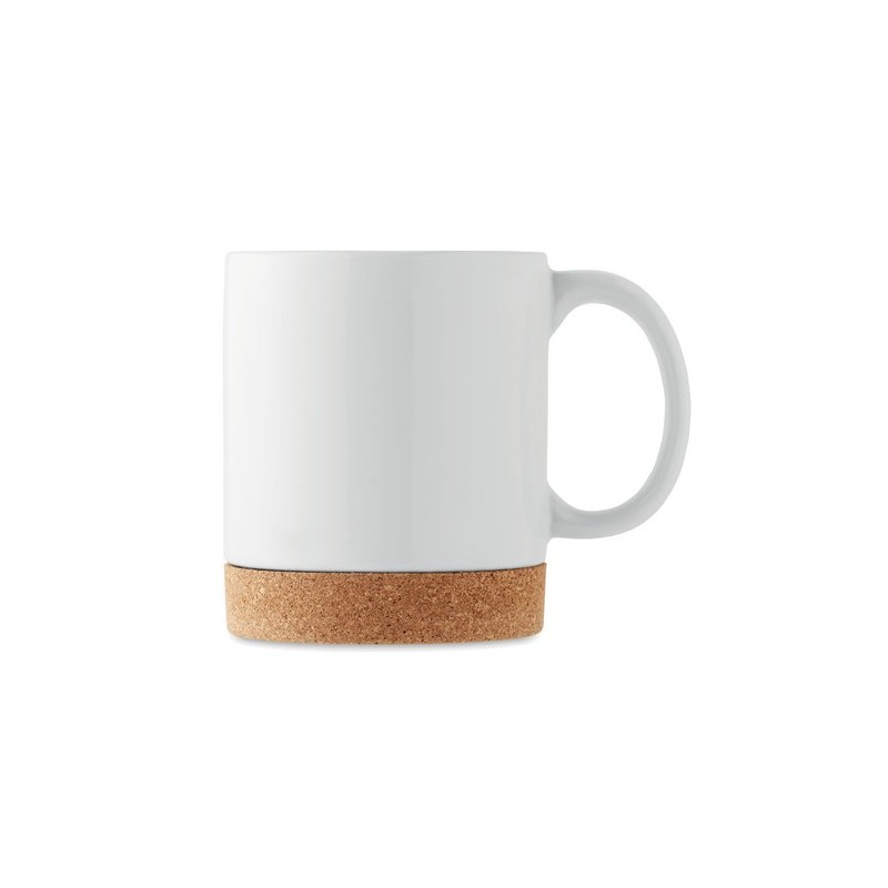 Mug en céramique  personnalisé 280 ml | KAROO Matières : grès Couleurs : blanc cadeau entreprise pas cher