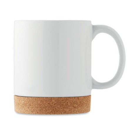 Mug en céramique  personnalisé 280 ml | KAROO Matières : grès Couleurs : blanc cadeau entreprise pas cher