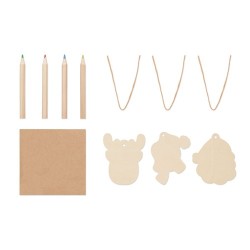 Décorations en bois à dessiner FUNCOOL 2