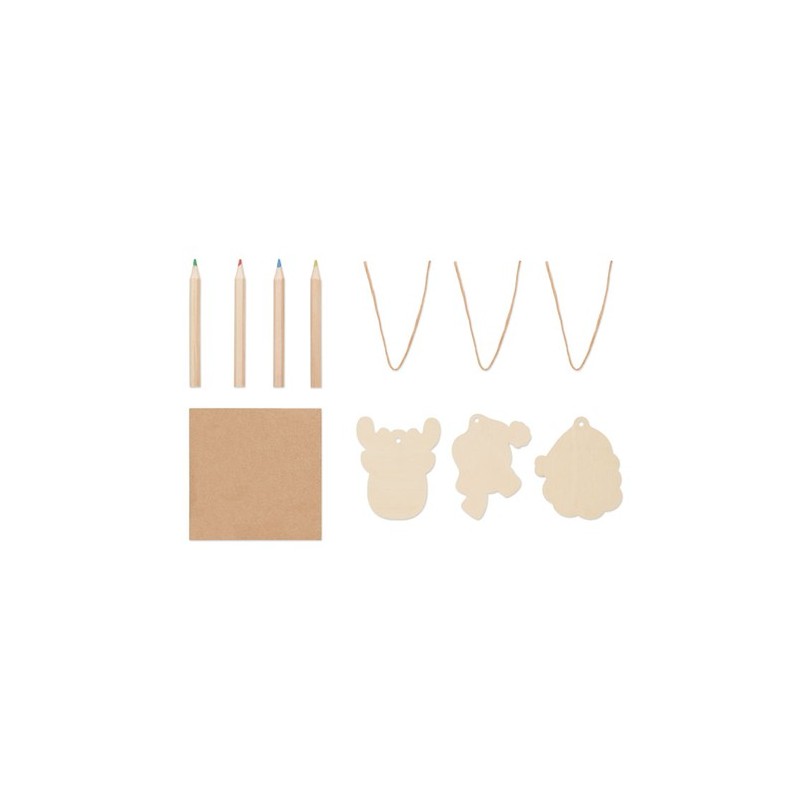 Décorations en bois à dessiner FUNCOOL