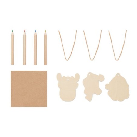 Décorations en bois à dessiner FUNCOOL